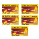 5 Caixas De Fosforo Extra Longo Fiat Lux Com 50 Unidades