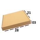 5 Caixas de Papelão Montável 28 x 21 x 03 para Envios Correios Sedex Ecommerce