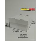 5 Caixas para Bolo e Torta com tampa Alta Resistente 35x35x15
