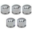 5 Capa De Parafuso Lisa Cromada 17mm 19mm Uno Creta Strada Ford Ka