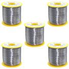 5 Carretel Estanho P/ Solda 50x50 Fluxo Ra 1mm 500g Cobix 5 Carretel Estanho P/ Solda 50x50 Fluxo Ra 1mm 500g Cobix