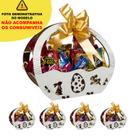 5 Cesta Mini Páscoa Mdf Branco Ifood Presente Chocolate Ovo