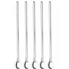 5 Colheres Bailarina Inox para Drinks Gin Coquetel Suco Longa Barman 30cm Mexer Simonaggio 5 Colheres Bailarina Inox para Drinks Gin Coquetel Suco Longa Barman 30cm Mexer Simonaggio