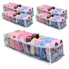 5 Colmeia Organizadora Para Body, Recém Nascido 40x15x10 Pvc Cristal
