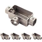 5 Condulete Tipo T 3/4 S/rosca S/placa em Alumínio Sieg