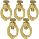 5 Conector Grampo Aterramento Haste Terra 1/2 a 5/8