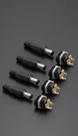5 Conector P4 Macho e 5 Jack Fêmea Pino Painel 5 Conector P4 Macho e 5 Jack Fêmea Pino Painel