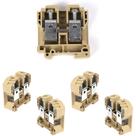 5 Conectores Passagem Trilhos Ts32 E Ts35 - Metaltex