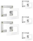 5 Conjunto Placa Suporte Para Móvel Sleek Margirius