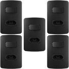 5 CONJUNTO TOMADA E INTERRUPTOR SIMPLES 10a MARGIRIUS LINHA B3 PRETO 5 CONJUNTO TOMADA E INTERRUPTOR SIMPLES 10a MARGIRIUS LINHA B3 PRETO