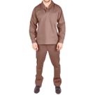 5 Conjuntos Camisa e Calça Brim Manga Longa