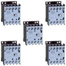 5 Contator Mini Weg 1NA 12A 220V/60Hz 190V/50Hz CWC012 Tripolar