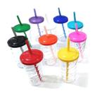 5 Copos Twister Acrílico 500ml C/ Tampa e Canudo 5 Copos Twister Acrílico 500ml C/ Tampa e Canudo