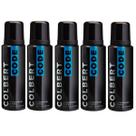 5 Desodorante Colbert Code Azul 250ml Original Importado