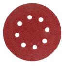 5 Disco Lixa tiras autocolantes Perfurado 125 Gr. 100 Titanium