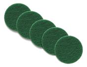 5 Disco Verde 510mm BRITISH Enceradeira Para Limpeza De Piso