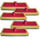 5 Esponjas Limpa Piso Azulejo Chão abrasivo Rodo outros