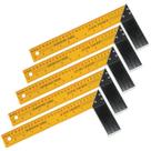 5 Esquadro Metálico 30cm 12pol Para Marcenaria E Serralheria