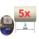 5 Etiqueta Contínua Adesiva P/ Impressora 80mm PROVA DAGUA 5 Etiqueta Contínua Adesiva P/ Impressora 80mm PROVA DAGUA
