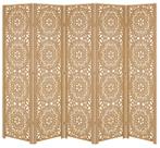 5 Folha Biombo Mandala Ambiente Divisória Separador Madeira Mdf Divisória Painel Separador De Ambiente