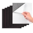5 Folhas Imã Manta Imantada Adesivada 0,3mm 20x20