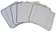 5 Fraldas De Boca Bebê Com Faixa Pinte E Borde 33x33cm Com Crochê