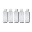 5 Frascos Fliptop Viagem Shampoo Creme Sabonete 100ml