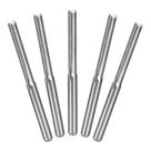 5 Fresas paralelas 3mm 1/8 22mm MDF ACM Acrílico Alumínio