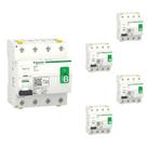 5 Interruptor Diferencial 40A Schneider 4 Polos A9Z64440