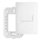 5 Interruptor Simples Horizontal Habitat Branco Fame 3769