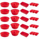 5 Jogo Formas Sortida Redonda Espiral Pães Cupcake Silicone
