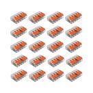 5 Kit Conector Para 5P 32A 440 4mm RIG 4 Peças Wago 221-415