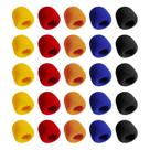 5 Kits com 5 Espumas Coloridas para Microfone (25 Peças)
