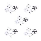5 Kits Completos de Borrachas Condutivas BDM-020 Compatíveis com Controle de PlayStation 5 Ps5