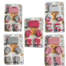 5 Kits Touca Luva e Meia Para Bebê Recém Nascido Maternidade Enxoval
