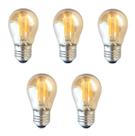 5 Lampada Bolinha Filamento Vintage 4w 2200k Lampada Ali32