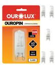 5 Lâmpada Halógena Ouropin 2800K 60w 220v Ourolux 5 Lâmpada Halógena Ouropin 2800K 60w 220v Ourolux