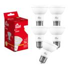 5 Lâmpada Led Par20 7w 2700k E27 Luz Branco-quente Spot Foco