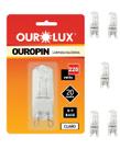 5 Lâmpadas Halógenas Ourolux Base G9 20W 220V Cor da Luz 2800K Branco Quente 5 Lâmpadas Halógenas Ourolux Base G9 20W 220V Cor da Luz 2800K Branco Quente
