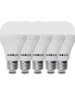 5 Lâmpadas Inteligente Controled 3 Intensidades de luz 9w 2700k Bivolt E27 Ourolux