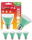5 Lâmpadas LED Par20 Ourolux 6w Base E27 Cor da Luz Verde Bivolt
