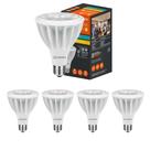 5 Lâmpadas Led Par30 Quente 3000lm E27 28w 3000k Ledvance