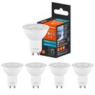5 Lâmpadas Par16 Ledvance 4w6500k Luz Fria Biv 370lm Gu10
