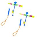 5 Lançador Avatar Led Voador Foguete Helicóptero-brinquedo