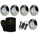 5 Led Slim Rgb 10w Inox 316 Piscina Smartpool Fonte Cabo 2m