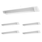 5 Luminária Led Linear 11,5w Philips 3000k 1100lm Bivolt