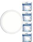 5 Luminaria LED Sobrepor Redondo 25W 6500K