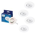 5 Luminária Spot Led Philips 6.2w 6500k Bivolt SL052 550lm