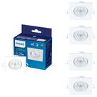 5 Luminárias Led Spot Philips 6,2w 2700k Bivolt 500lm SL052