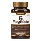 5 Magnésio Malato Hidróxido Taurato Bisglicinato 60 Cápsulas 500mg - Melfort